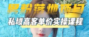 【男粉落地项目】零基础玩转男粉短视频转私域日产500+,2023男粉高客单价实操教程-晟哥学社资源库