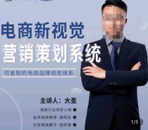 大圣·电商新视觉营销策划系统，可复制的电商品牌视觉识别系统-晟哥学社资源库