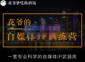 花爷的自媒体IP训练营【14期】,一套专业科学的自媒体IP武器库（更新2023年3月）-晟哥学社资源库