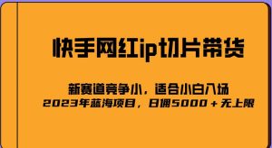 2023爆火的快手网红IP切片,号称日佣5000+的蓝海项目,二驴的独家授权-晟哥学社资源库