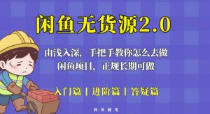 闲鱼无货源最新玩法,从入门到精通,由浅入深教你怎么去做【揭秘】-晟哥学社资源库