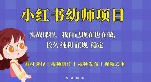 单天200-700的小红书幼师项目（虚拟），长久稳定正规好操作！-晟哥学社资源库