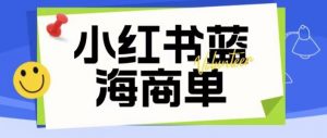 价值2980的小红书商单项目暴力起号玩法，一单收益200-300（可批量放大）-晟哥学社资源库