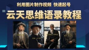 云天思维老者语录教程(图片会说话)详细教程+软件-晟哥学社资源库