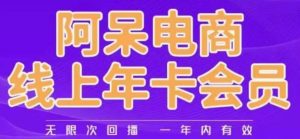 阿呆电商线上年会员,阿呆电商干货分享(更新中)-晟哥学社资源库