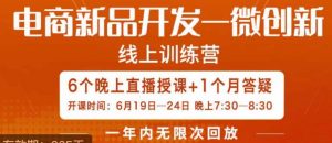 南掌柜·电商新品开发——微创新,电商新品微创新是你企业发展的护城河-晟哥学社资源库