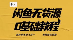 独家闲鱼无货源详细玩法,简简单单日八百+,长期稳定副业【揭秘】-晟哥学社资源库
