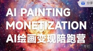 蛮驴·AI绘画变现陪跑营，快速产出可商业变现的图-晟哥学社资源库
