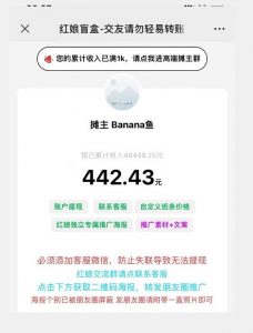 盲盒交友5.0，男粉变现实操项目，亲测变现效果极好【揭秘】-晟哥学社资源库