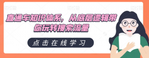 直通车知识体系,从底层逻辑带你玩转搜索流量-晟哥学社资源库