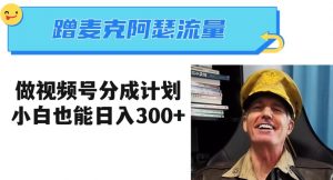 蹭麦克阿瑟热点，做视频号分成计划，小白三分钟一条日入300+【揭秘】-晟哥学社资源库