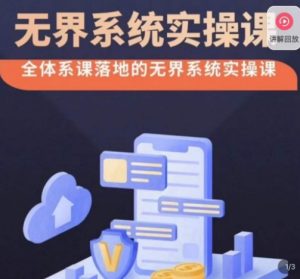 老衲·无界系统实操课，全体系落地无界改版后选择、出价、高投产做付费引流-晟哥学社资源库