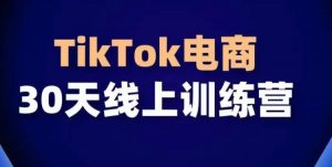 TikTok电商带货30天线上课，不可错过的全球流量洼地！-晟哥学社资源库