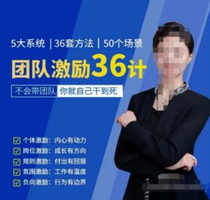 黄景:团队激励36计-Get职场竞争力,进阶管理高手-晟哥学社资源库