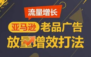 流量增长 亚马逊老品广告放量增效打法，短期内广告销量翻倍-晟哥学社资源库