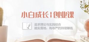 小白成长创业课：追求理论与实践结合，踏实落地，有尊严的持续赚钱-42节-晟哥学社资源库