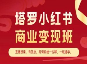 塔罗小红书商业变现班，小红书变现教程-晟哥学社资源库
