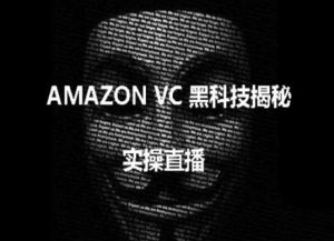 实操:AMAZON VC害人黑科技揭秘,跨境亚马逊教程-晟哥学社资源库