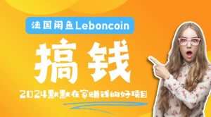 法国闲鱼Leboncoin跨境电商教程：环境邮箱电话解决产品上传及流量，悄悄赚钱【揭秘】-晟哥学社资源库