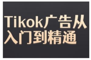 Tiktok Ads实操教程，Tiktok广告从入门到精通-晟哥学社资源库