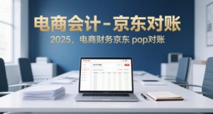电商会计-京东对账2025,电商财务京东pop对账-晟哥学社资源库